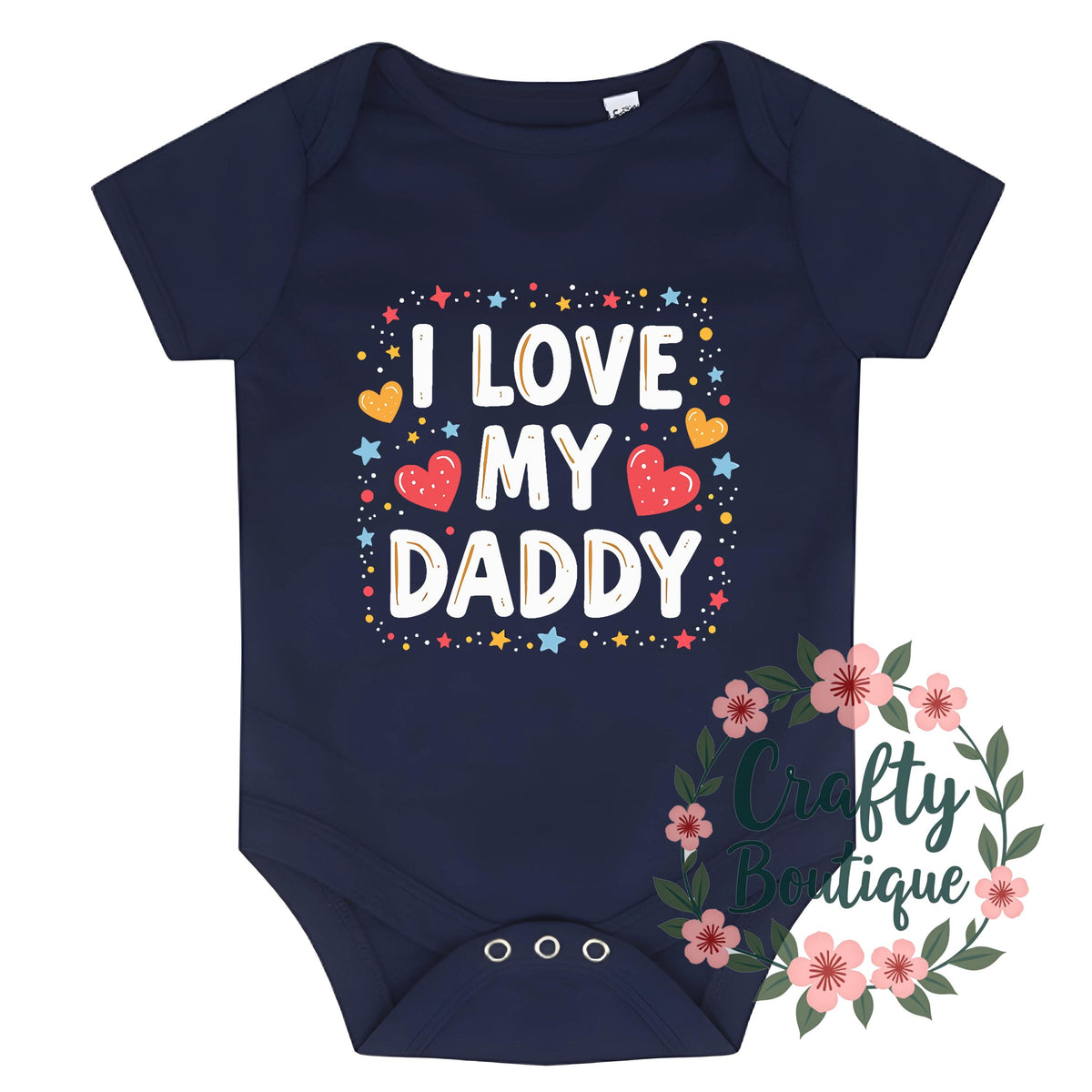 I Love My Daddy Baby Grow Daddy Gift 1st Fathers Day Gift For Dad Baby Vest New Baby Outfit Fathers Day Outfit Cute I Love Dad 1361 Graphic Tee – Fan Favorite · Perfect For Daily Wear