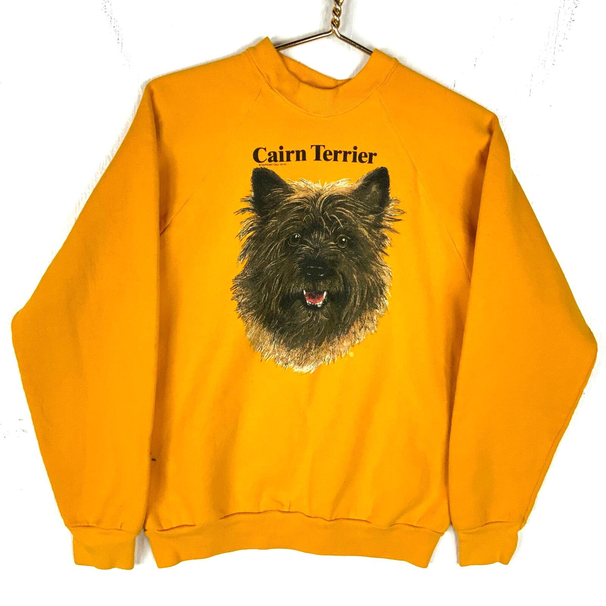 Vintage Cairn Terrier Dog Sweatshirt Crewneck Large Orange Made In Usa 1990s Sweatshirt – Soft Feel · Trending Graphic Apparel