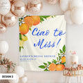 Ciao to Miss Bridal Shower Decor Italian Theme Bachelorette Banner Orange Bridal Shower Tapestry Citrus Amalfi Coast Welcome Sign Graphic Tee – Everyday Comfort · Trending Graphic Apparel