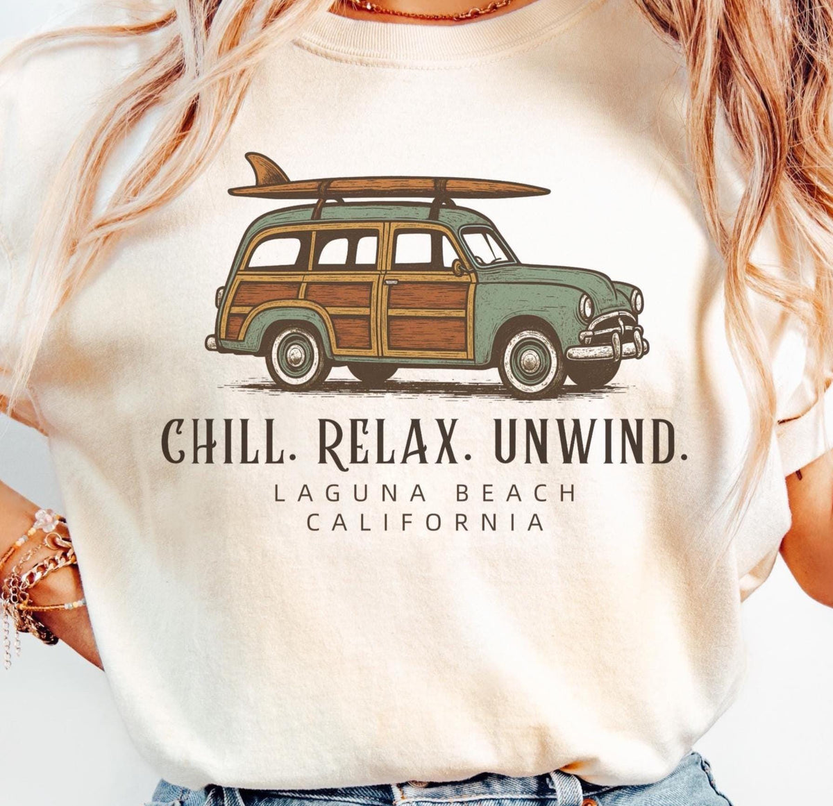 Retro Laguna Beach California Tshirt Gift Tee Family Vacation Shirt Graphic Tee – Premium Graphic · High-Quality Print