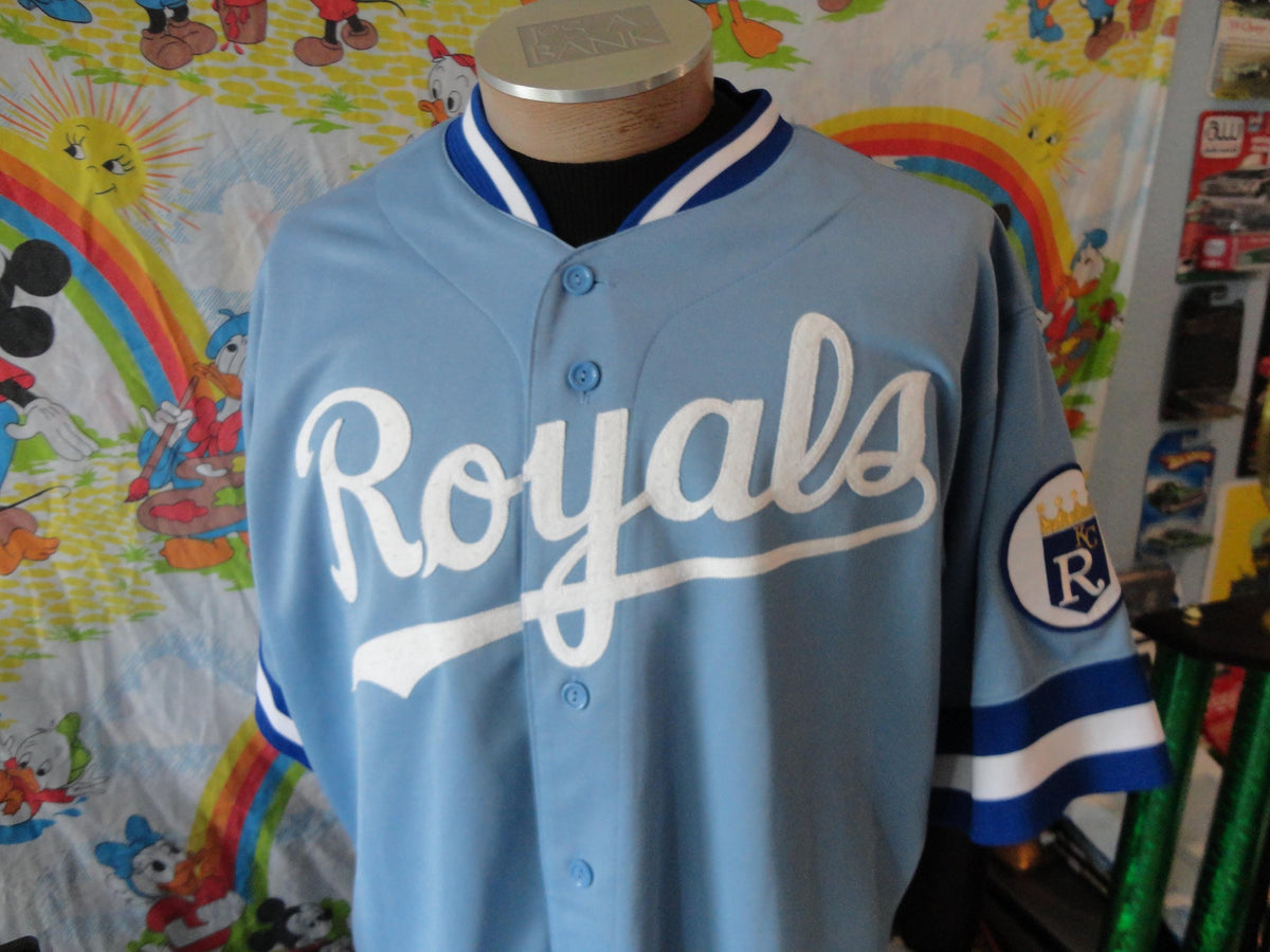 Kansas City Royals Throwback Jersey Size 2XL Jersey – Aesthetic Look · Must-Have Style