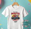 6th Birthday T Shirt This Little Monster Is Six Monster Truck Birthday Tshirt Personalised Birthday Gift Boys Party T Shirt 1333 Graphic Tee – Everyday Comfort · High-Quality Print