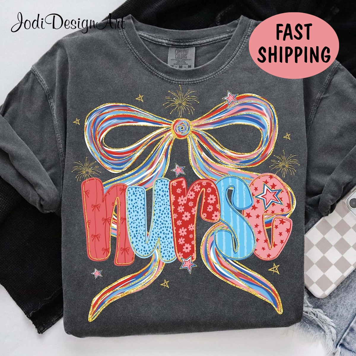 Coquette USA Nurse Shirt 4th Of July Shirt Patriotic Nurse Shirt America Nurse Shirt Nurse Life USA Shirt Memorial Day Graphic Tee – Cozy Vibes · Trending Graphic Apparel