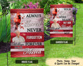 In Memory Garden Flags Your Wings Were Ready My Heart Was Not Cardinal Garden Flags Loss Garden Flags Graveyard Decorations Loss Flag Graphic Tee – Fan Favorite · Perfect For Daily Wear