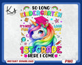 So Long Kindergarten Png Kindergarten Graduation 2025 Png 1st Grade Here I Come Long Pre K Kindergarten Grad Png Last Day Of School Png Graphic Tee – Warm & Stylish · Perfect For Daily Wear