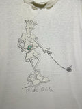 Vintage 90s Fido Dido 7UP Character T Shirt Distressed Soft Faded Size L Graphic Tee – Soft Feel · Trending Graphic Apparel