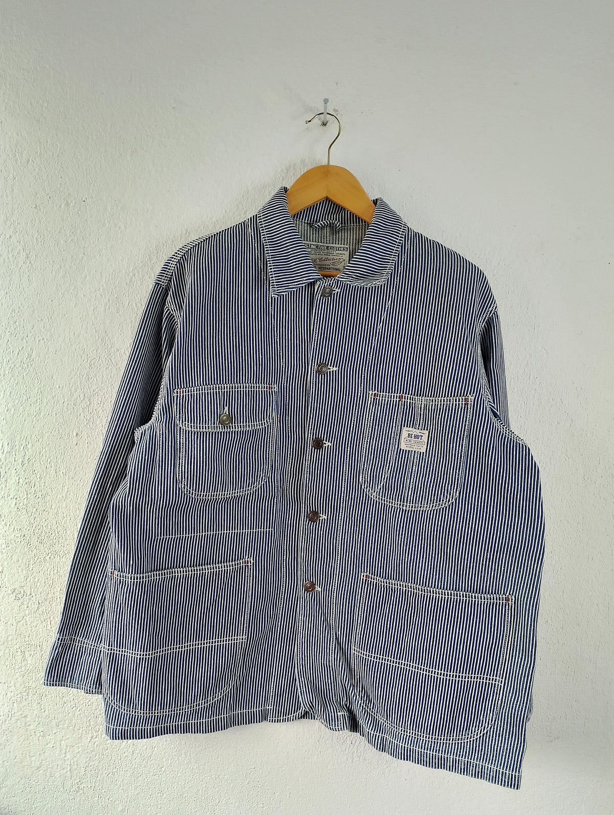 Be hot hickory denim working jacket Medium Graphic Tee – Aesthetic Look · High-Quality Print