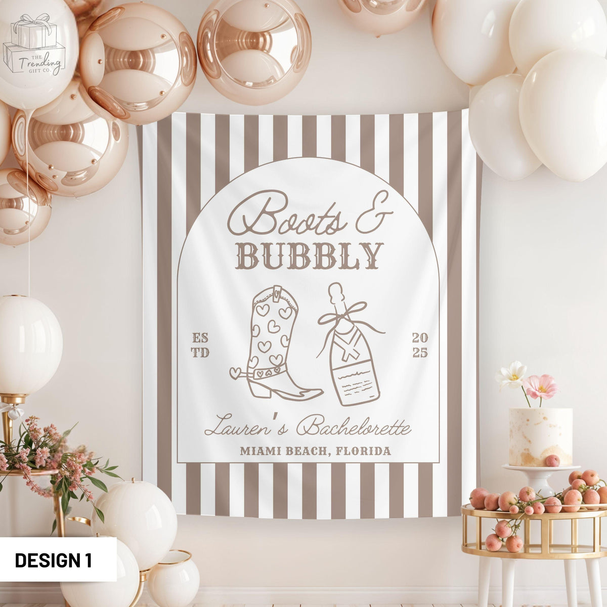 Boots and Bubbly Bridal Shower SignWestern Wedding Shower TapestryCustom Bachelorette Welcome Sign Champagne Themed Banner Bach Decor Graphic Tee – Premium Graphic · Trending Graphic Apparel