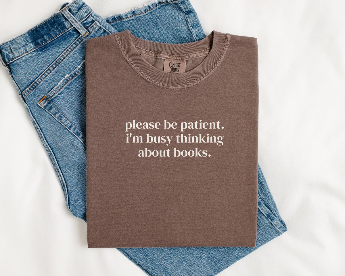 Cute Bookish Tee Shirt for Book Lover or Romance Reader Funny Saying School Librarian or Classic Literature Professor Tee for Bookworm Graphic Tee – Cozy Vibes · High-Quality Print