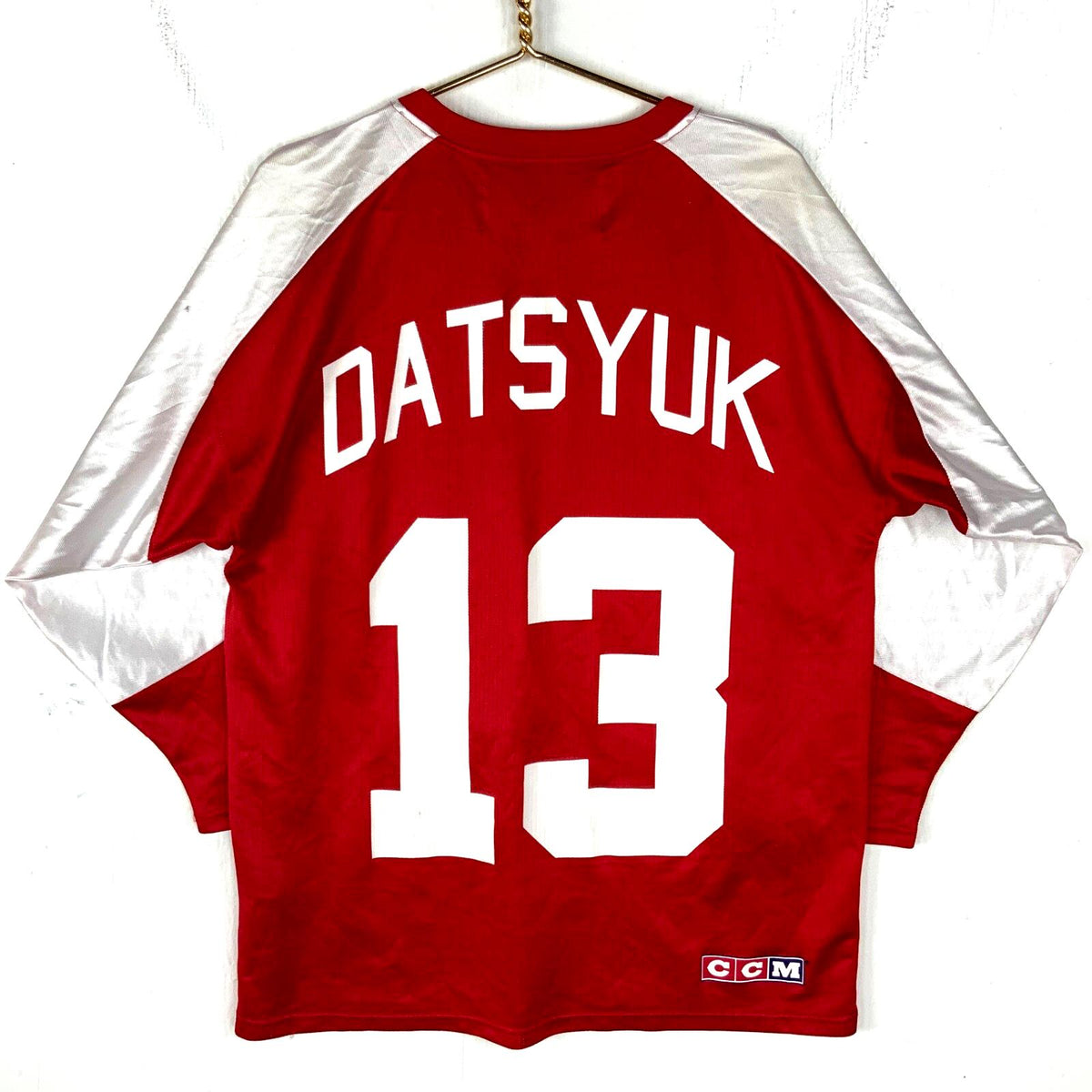 Vintage Detroit Red Wings Jersey Medium Ccm Pavel Datsyuk Red Nhl Satin Jersey – Everyday Comfort · High-Quality Print