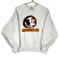 Vintage Florida State Seminoles Nutmeg Sweatshirt XL Gray Made In Usa Ncaa 1990s Sweatshirt – Premium Graphic · Great Gift For Fans