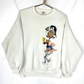 Vintage Looney Tunes Sweatshirt Crewneck Large White Made Usa 1993 Cartoon 90s Sweatshirt – Cozy Vibes · Perfect For Daily Wear