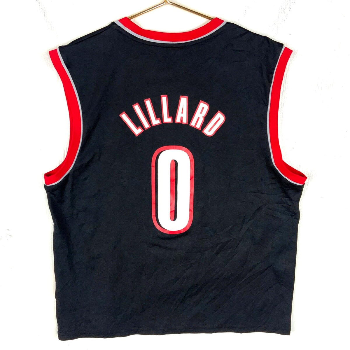 Portland Trail Blazers Jersey Large Adidas Damian Lillard Black Nba Jersey – Everyday Comfort · Trending Graphic Apparel