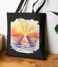 Sunrise Path Cotton Canvas Tote Bag Eco Friendly Grocery Bag Reusable Beach Bag Artful Gift for Nature Lovers Travel Tote Tote Bag – Easygoing Wear · Must-Have Style