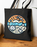 Retro Seashell Oysters Vibes Cotton Canvas Tote Bag Eco Friendly Summer Bag Beach Day Tote Shopping Bag Gift for Ocean Lovers Oysters Tote Bag – Cozy Vibes · Top Pick For Any Outfit