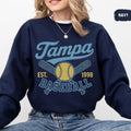 Retro Tampa Bay Baseball Sweatshirt Vintage Tampa Bay Crewneck Tampa Bay Baseball Fan Gift Baseball Lover Sweatshirt Retro tee Sweatshirt – Cozy Vibes · Great Gift For Fans