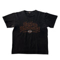 Vintage Harley Davidson Logo Zylstra Grand Opening Double Sided Graphic Black Cotton T Shirt Graphic Tee – Everyday Comfort · Must-Have Style