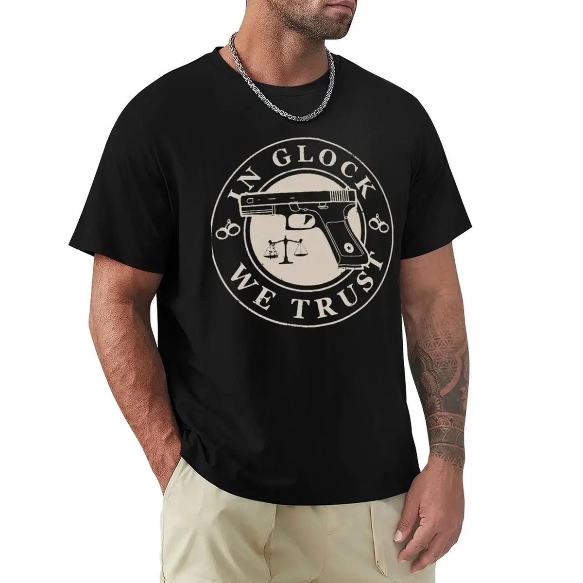 In Glock We Trust T Shirt Glock Pistol Shirt Pro Gun Rights Tee 2nd Amendment Apparel Tactical Firearm Gift Gun Owner Shirt Graphic Tee – Feel-Good Design · Great Gift For Fans
