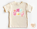 Little Sister Shirt Sister Baby Shirt Baby Announcement Tee Little Sister Retro Shirt Lil Sis Toddler Baby Bodysuit Sibling T shirts Graphic Tee – Soft Feel · High-Quality Print