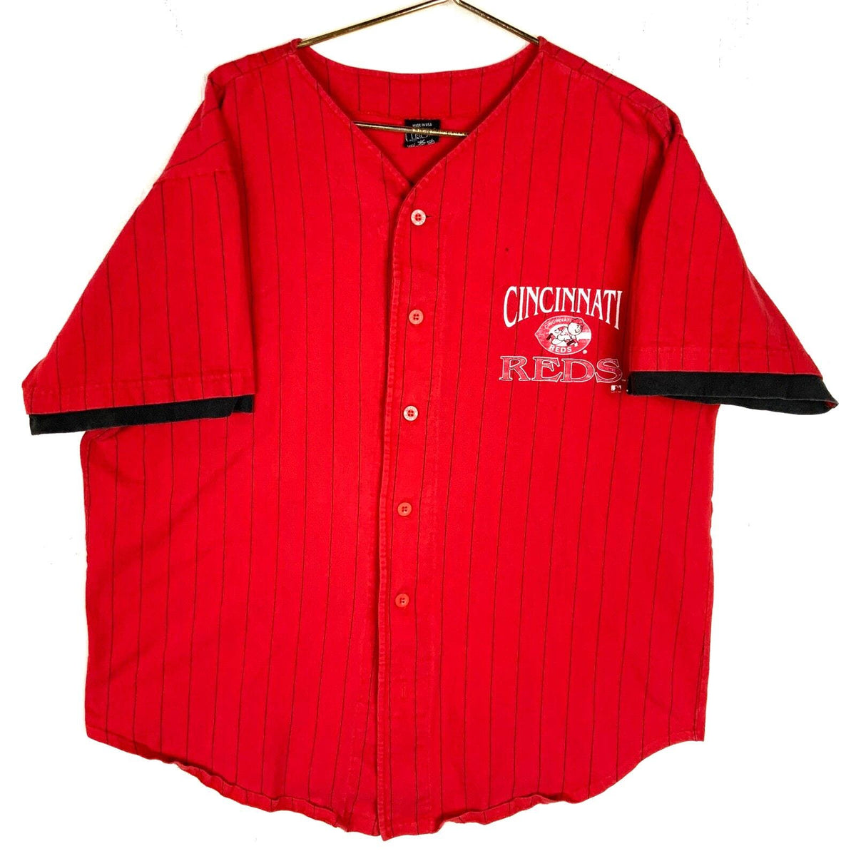 Vintage Cincinnati Reds Jersey TShirt Size XL Red Made In Usa Mlb Baseball 90s Jersey – Warm & Stylish · Must-Have Style