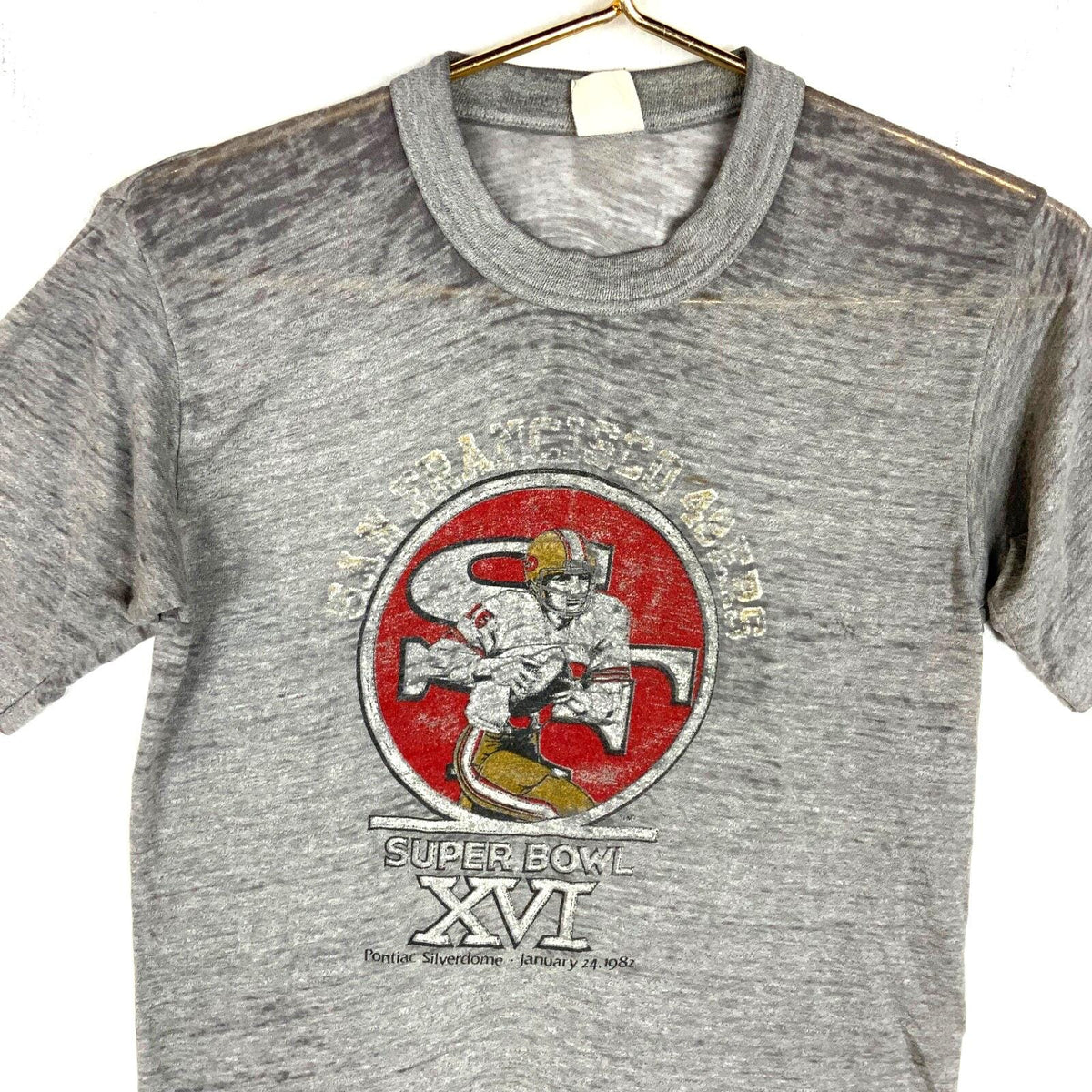 Vintage San Francisco 49ers Tshirt Medium Single Stitch Nfl Super Bowl XVI 80s Graphic Tee – Warm & Stylish · Trending Graphic Apparel