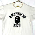 Vintage Bape TShirt Medium White Single Stitch Big Logo A Bathing Ape Y2K Graphic Tee – Bold Style · Great Gift For Fans