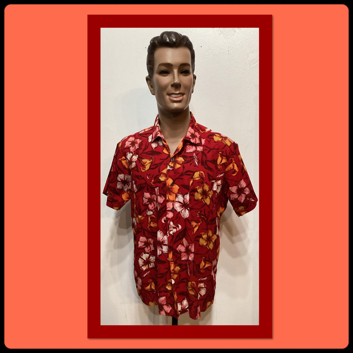 HS300 Vintage 195039s6039s cotton Hawaiian shirt Graphic Tee – Cozy Vibes · Trending Graphic Apparel