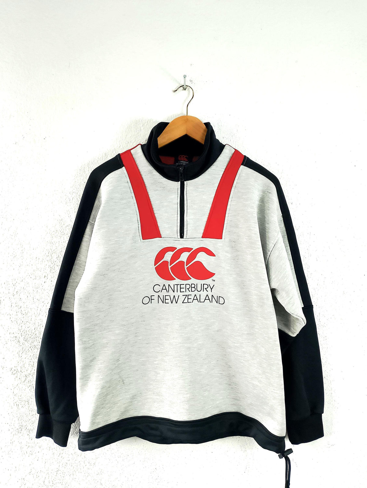 Vintage Canterbury japan rugby center logo half zipper pullover sweatshirt Large Sweatshirt – Fan Favorite · Trending Graphic Apparel