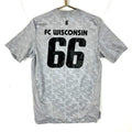 FC Wisconsin Soccer Jersey Medium Adidas Gray Jersey – Premium Graphic · Must-Have Style