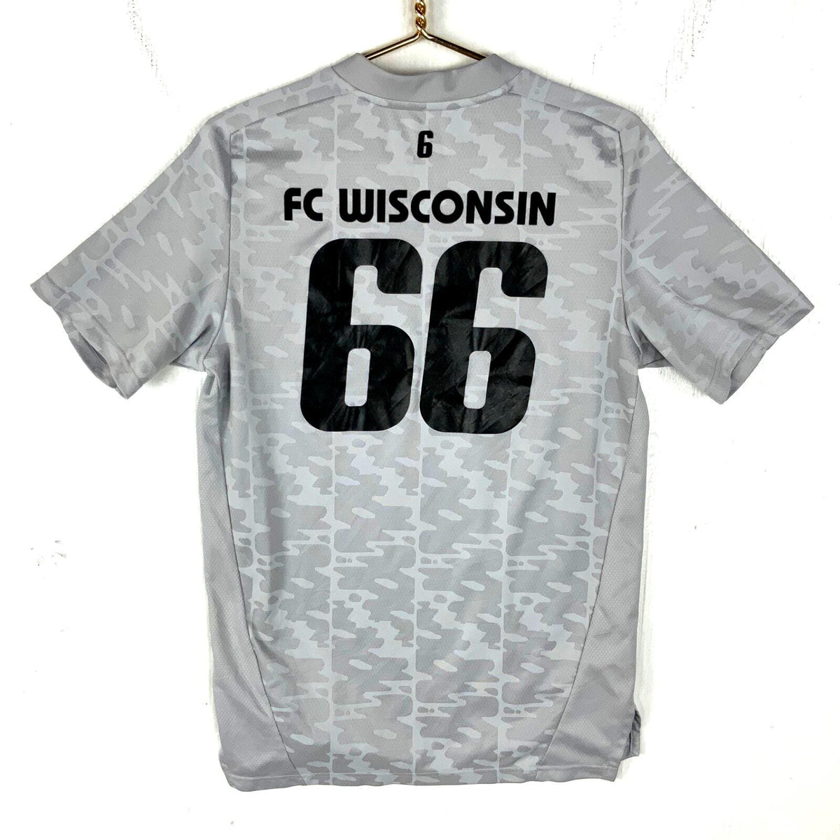 FC Wisconsin Soccer Jersey Medium Adidas Gray Jersey – Premium Graphic · Must-Have Style
