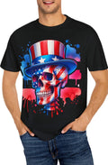 Patriotic Skull comfort color T shirt Unisex Graphic Tee Casual Wear Independence Day Shirt Trendy Summer Apparel Graphic Tee – Feel-Good Design · High-Quality Print