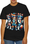 Patriotic Cat comfort color shirt Unisex Garment Dyed T Shirt Fun Beach Shirt Cool Cat Lover Gift Relaxed Summer Wear Graphic Tee – Feel-Good Design · Top Pick For Any Outfit