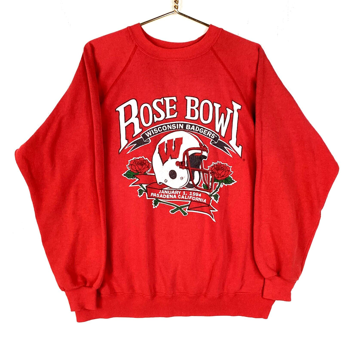 Vintage Wisconsin Badgers Rose Bowl Sweatshirt Crewneck Size XL Red Ncaa 90s Sweatshirt – Easygoing Wear · Trending Graphic Apparel
