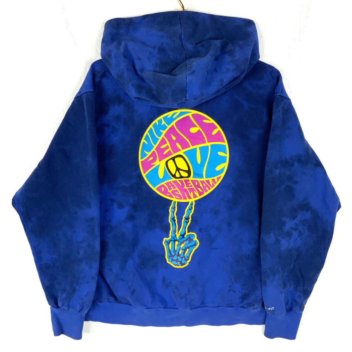 Nike DriFit Peace Love Basketball Sweatshirt Hoodie Large Blue Hoodie – Fan Favorite · Trending Graphic Apparel