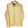 Vintage 1970s Long Sleeve Shirt Small Yellow Button Up Ribbed Graphic Tee – Feel-Good Design · Great Gift For Fans
