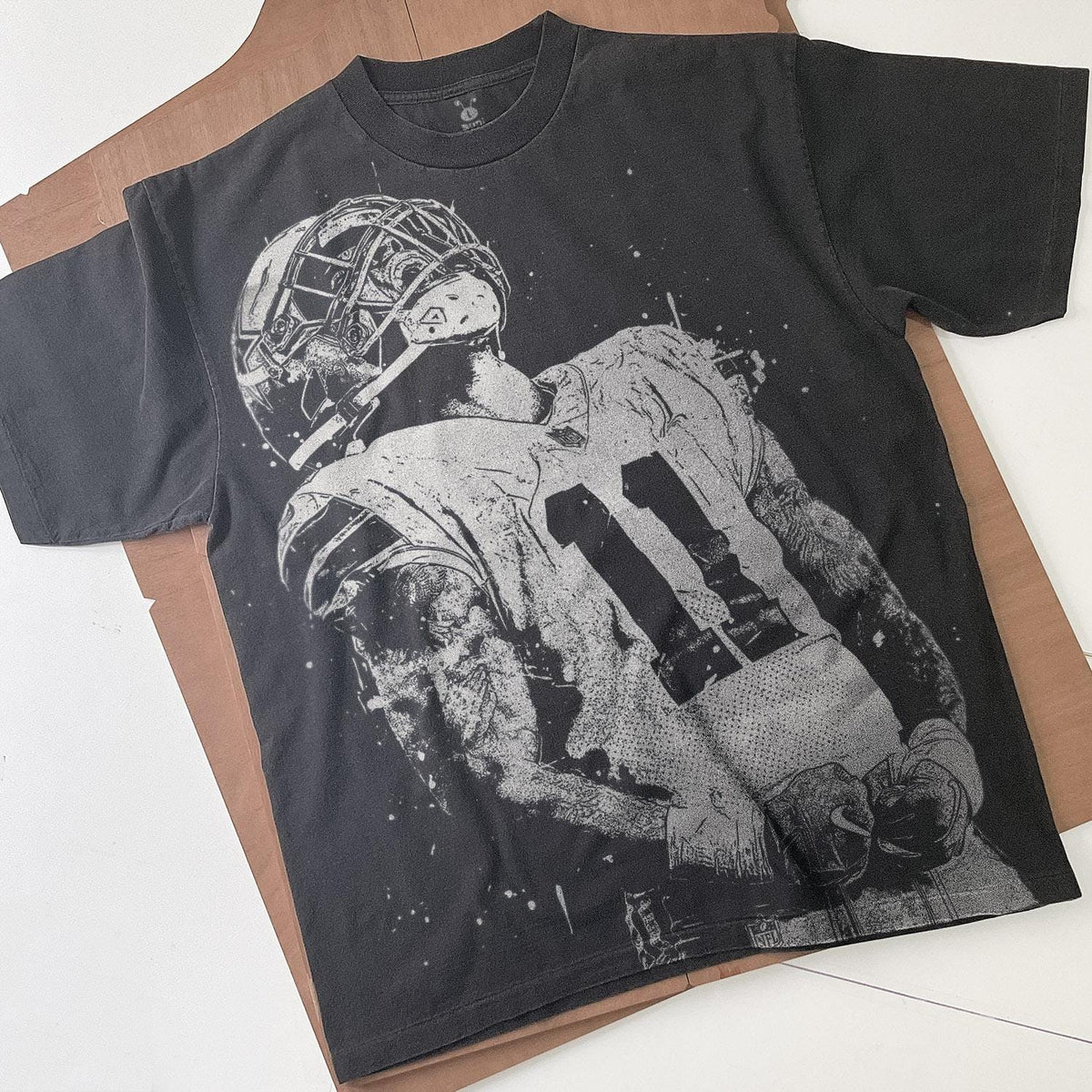 Micah Parsons shirt Handmade Bleached t shirt Football Bleached Unisex Faded black cotton t shirt Gift for him Gift for her Graphic Tee – Fan Favorite · Great Gift For Fans
