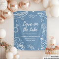 Custom Love On The Lake Bachelorette Tapestry Decor Personalized Lake Bach Party Banner Girl Trip Camping Weekend Bridal Shower Welcome Sign Graphic Tee – Bold Style · Must-Have Style