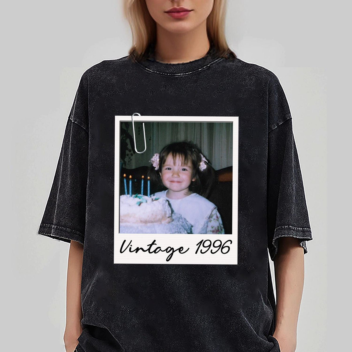 Custom Vintage Photo And Year Shirt Vintage 1995 shirt Custom picture shirt Custom birthday gift Graphic Tee – Everyday Comfort · Top Pick For Any Outfit
