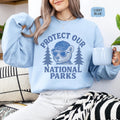 Retro Protect our National Parks Sweatshirt Vintage Outdoor Adventure Jumper Nature Lover Gift Hiking Camping Shirt Unisex Resist Sweat Sweatshirt – Everyday Comfort · Must-Have Style