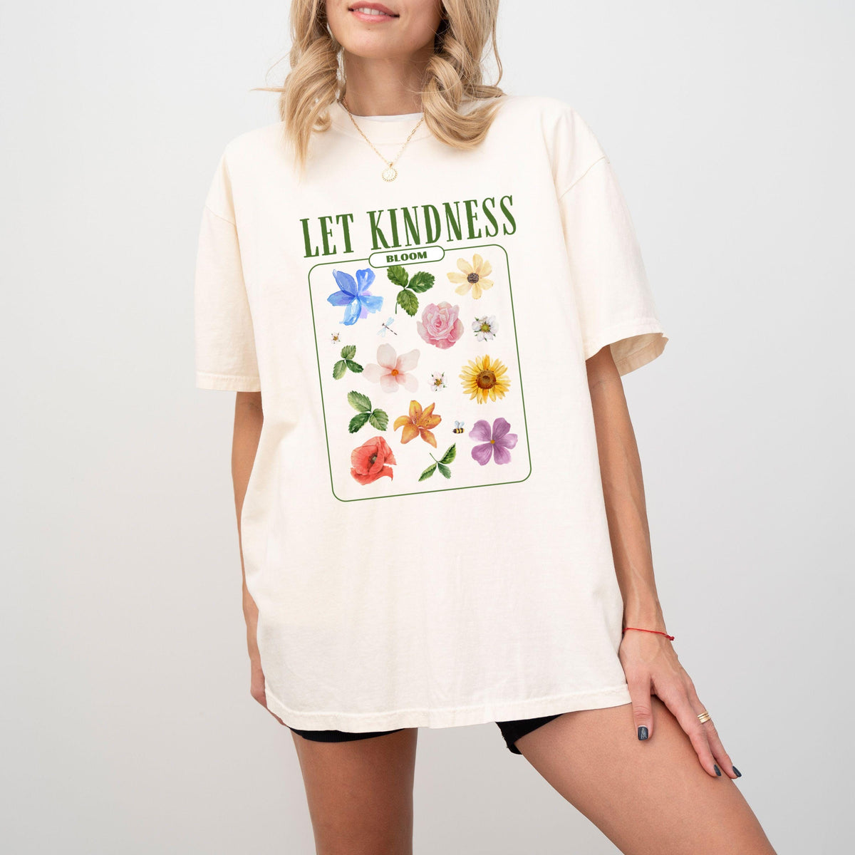 Let Kindness Bloom T Shirt Mental Health Shirt Be Kind Retro Flower Shirt Floral Kindness Tee Aesthetic Women39s Tee Graphic Tee – Feel-Good Design · Must-Have Style