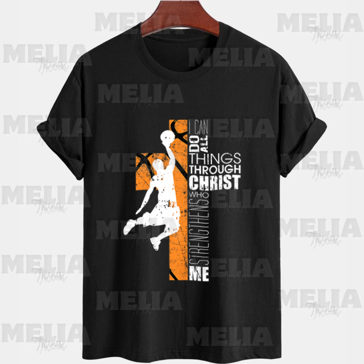 Christian Basketball PNG Design with Philippians 413 Religious Bible Verse Artwork Digital PNG for T Shirts Faith Sports Apparel Graphic Tee – Premium Graphic · Top Pick For Any Outfit