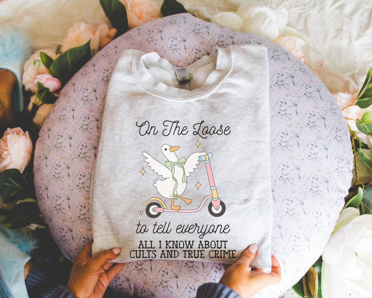 Cult History and True Crime History Sweatshirt for Animal Lover Funny Saying Silly Goose Crewneck for Spooky Historian or History Lover Sweatshirt – Premium Graphic · Must-Have Style