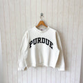 Vintage 00s Purdue sweatshirt vintage Purdue Boilermakers spellout sweatshirt vintage Fruit of the loom sweatshirt size M Sweatshirt – Aesthetic Look · High-Quality Print