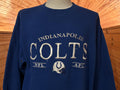Vintage 90s Indianapolis Colts NFL AFC Football Embroidered Crewneck Sweatshirt XXL Sweatshirt – Premium Graphic · High-Quality Print