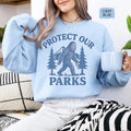 Vintage Protect our National Parks Sweatshirt Retro Outdoor Adventure Jumper Nature Lover Gift Hiking Camping Shirt Unisex Resist Sweat Sweatshirt – Everyday Comfort · Trending Graphic Apparel
