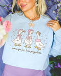 More Pride Less Prejudice Bookish Pride Month Sweatshirt for LGBTQ Ally Book Lover Gift Idea for Lesbian Silly Goose Jane Austen Tee Sweatshirt – Premium Graphic · High-Quality Print
