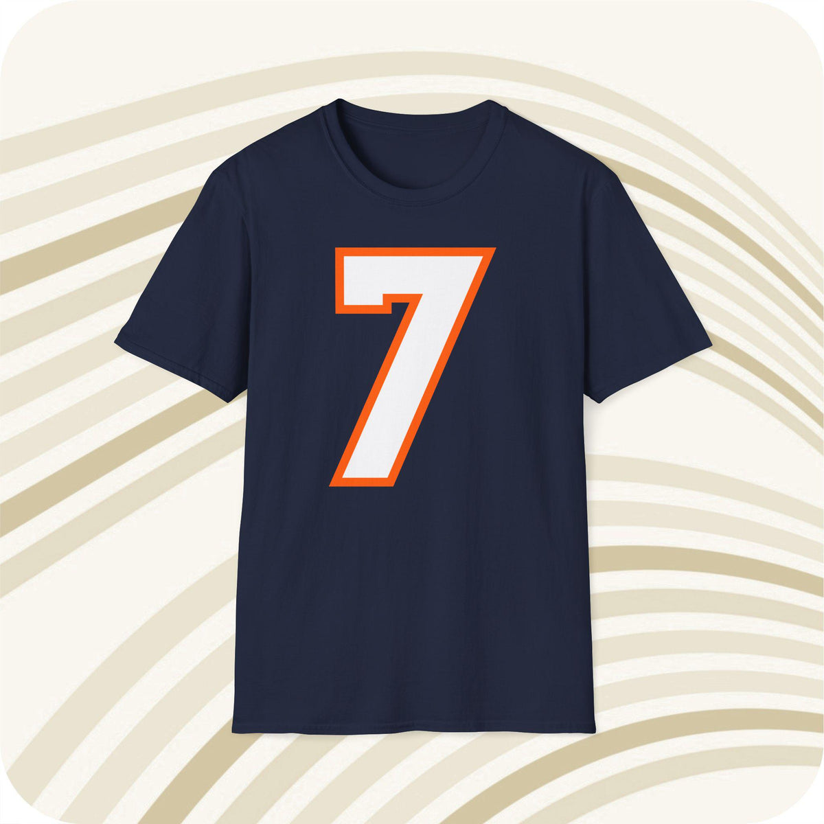 Throwbackmax John Elway Denver Broncos 9039s 7 Jersey T Shirt Front Back Print Jersey – Premium Graphic · Perfect For Daily Wear