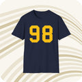 Throwbackmax Tom Harmon Michigan Wolverines 98 NCAA Jersey T Shirt Front Back Print Jersey – Premium Graphic · Top Pick For Any Outfit