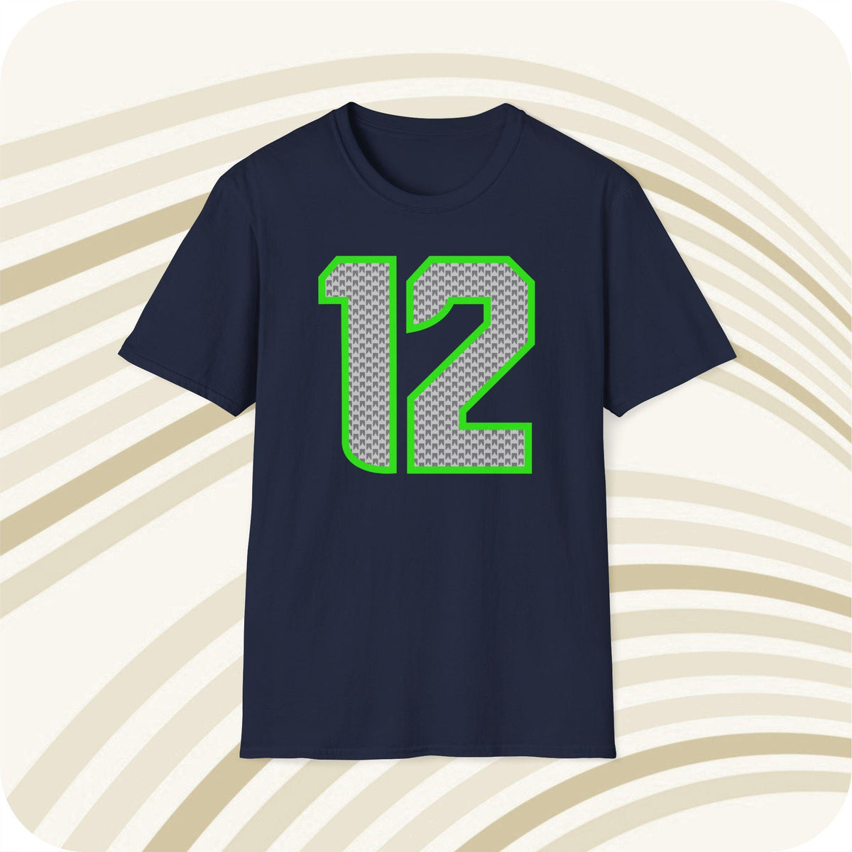 Throwbackmax Seattle Seahawks 12th Man NFL Jersey T Shirt Front Back Print Jersey – Cozy Vibes · Great Gift For Fans