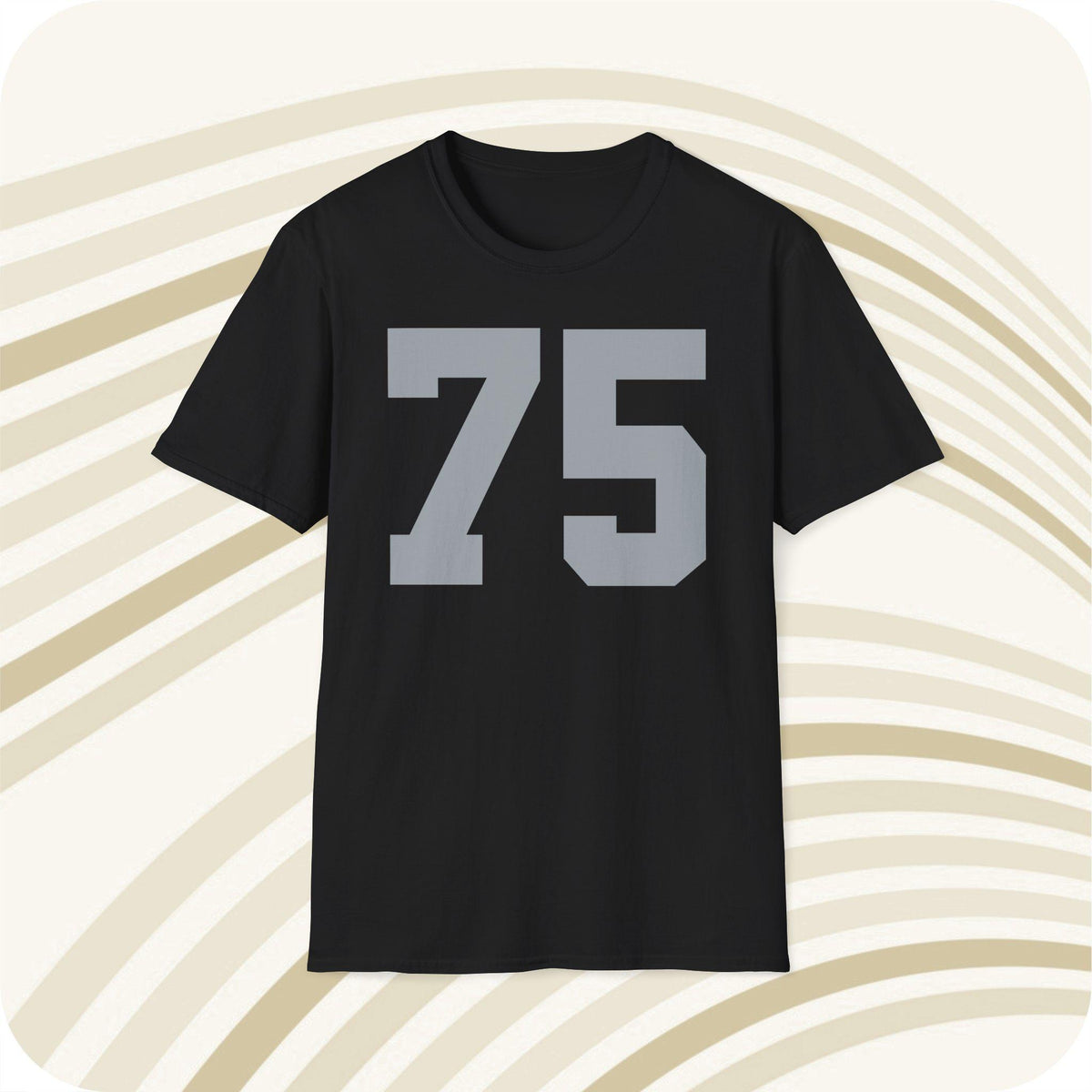 Throwbackmax Howie Long Oakland Raiders 75 NFL Jersey T Shirt Front Back Print Jersey – Bold Style · Top Pick For Any Outfit